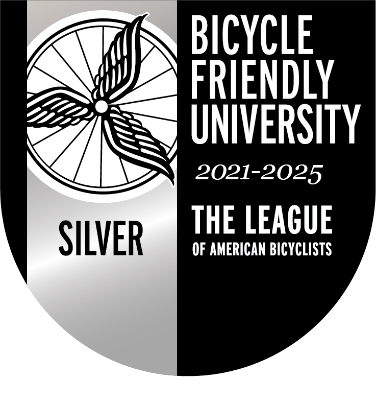Bike Friendly University Silver graphic for 2021-2025